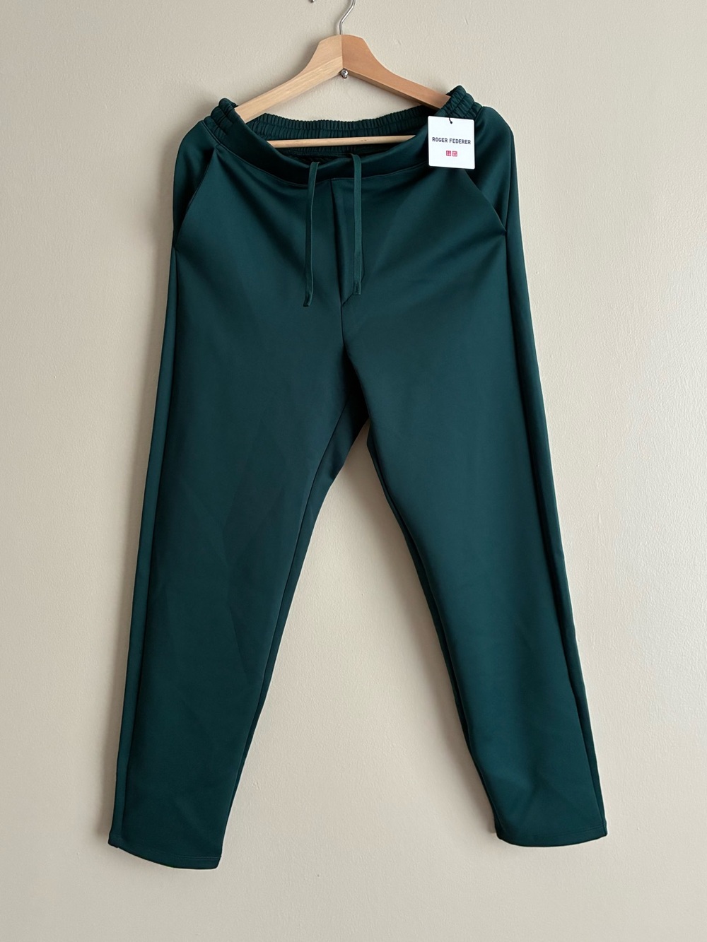 Roger Federer tennis dry stretch lightweight sweatpants uniqlo activewear Medium